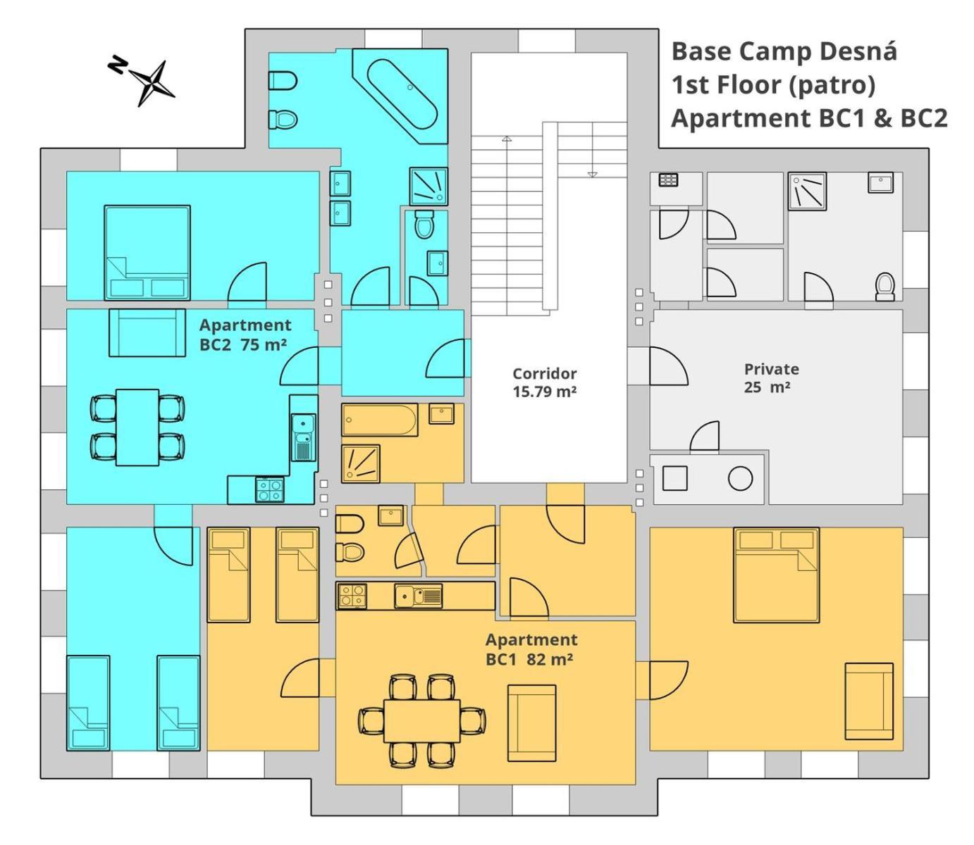Base Camp Desna Desná Quarto foto