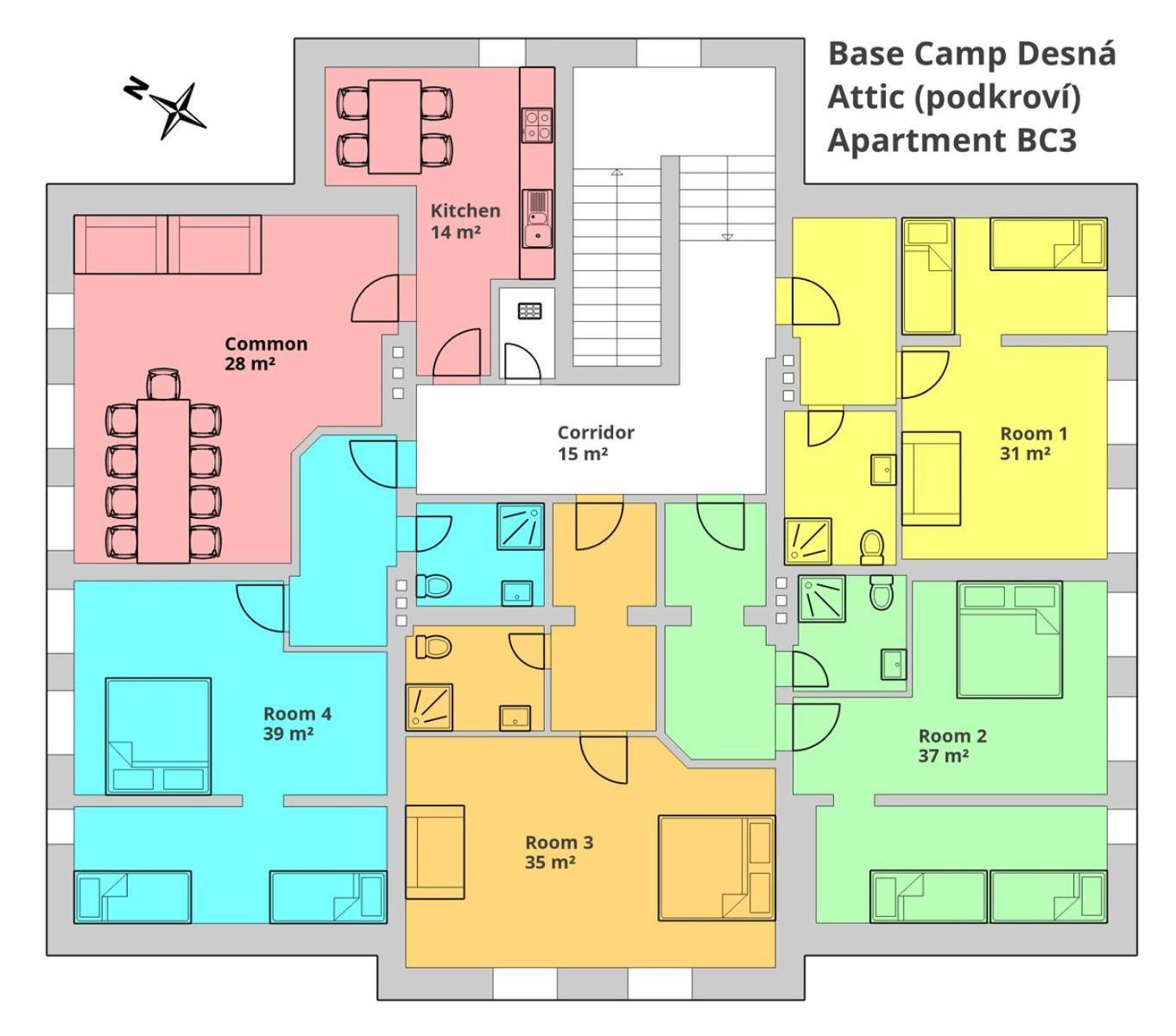 Base Camp Desna Desná Quarto foto